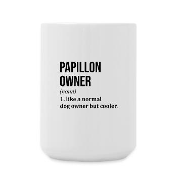 Papillon Papillon Papillon - Grande tasse 440 ml - blanc - Devant