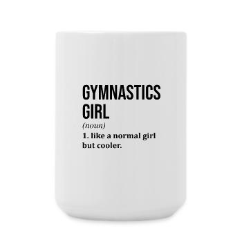 Gymnastics - Large Mug 440 ml - white - Front