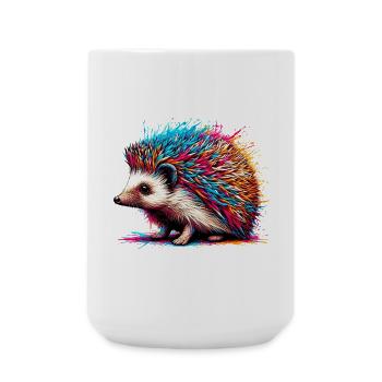 Hérisson - Grande tasse 440 ml - blanc - Devant