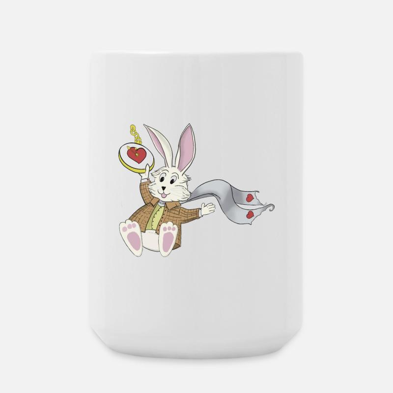 Weißes Kaninchen - Große Tasse 440 ml - Weiß