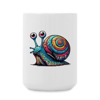 Snail - Large Mug 440 ml - white - Front