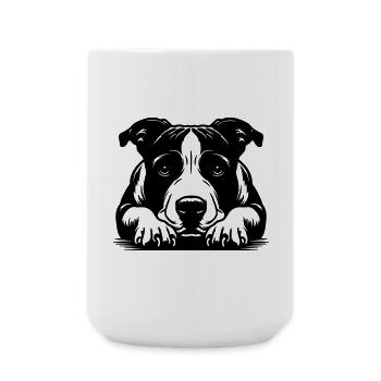 American Staffordshire Terrier - Grande tasse 440 ml - blanc - Devant