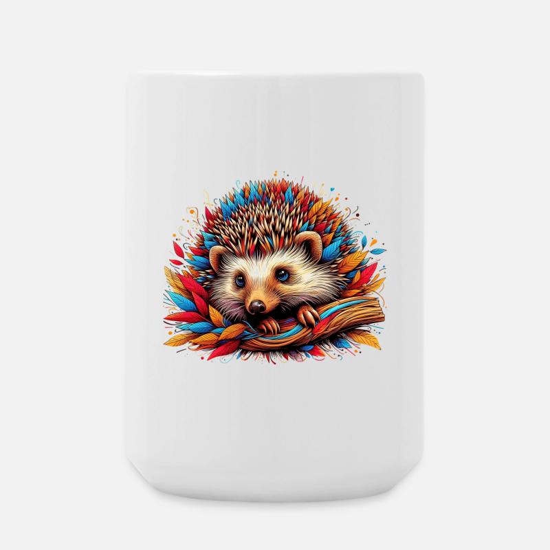 Igel - Große Tasse 440 ml - Weiß