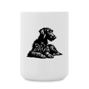 Scottish Deerhound - Large Mug 440 ml - white - Front