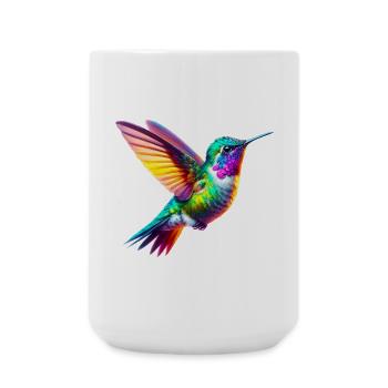 Kolibri - Große Tasse 440 ml - Weiß - Vorne