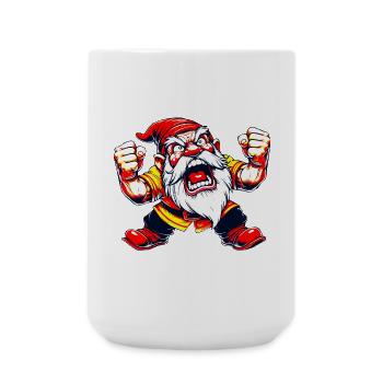 Zorniger Zwerg - Große Tasse 440 ml - Weiß - Vorne