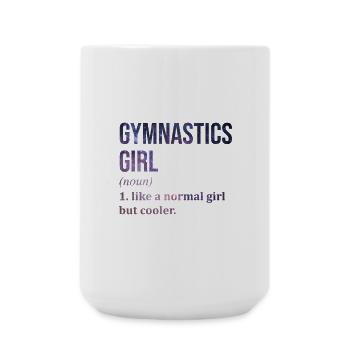Gymnastics - Large Mug 440 ml - white - Front