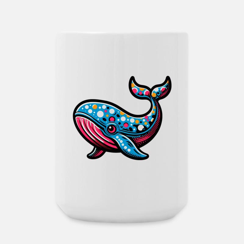 Wal - Große Tasse 440 ml - Weiß