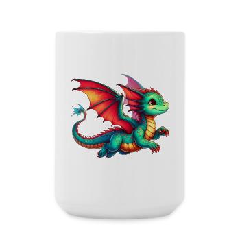 Dragon - Large Mug 440 ml - white - Front