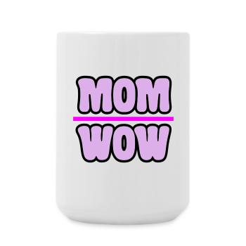 Mama - Große Tasse 440 ml - Weiß - Vorne