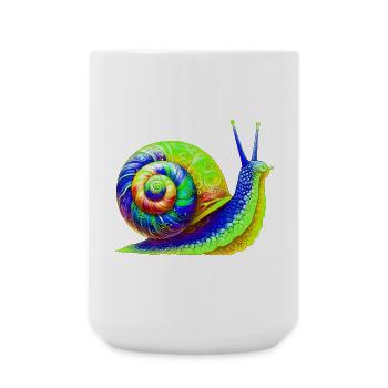 Escargot - Grande tasse 440 ml - blanc - Devant