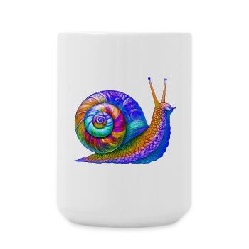 Escargot - Grande tasse 440 ml - blanc - Devant