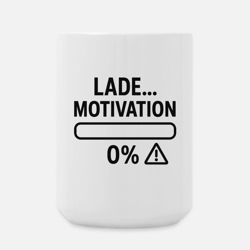 Barre de motivation à zéro - Grande tasse 440 ml - blanc