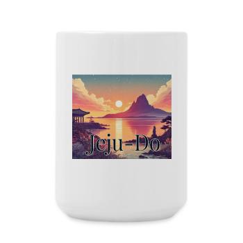 Jeju Island Korea Wind Volcano Sunset Vacation Asia - Large Mug 440 ml - white - Front