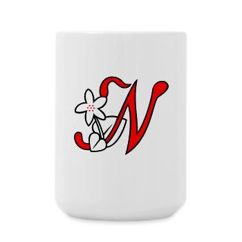 Symbol N - Large Mug 440 ml - white - Front