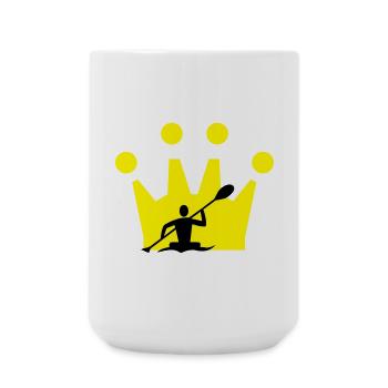 Kanu Krone - Große Tasse 440 ml - Weiß - Vorne