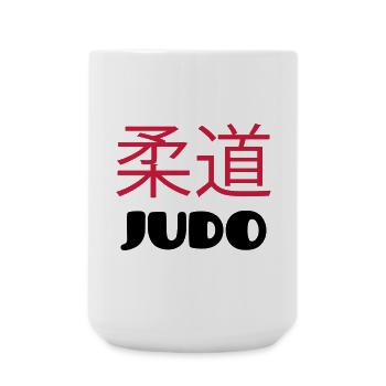 Judo - Judoka - Grande tasse 440 ml - blanc - Devant