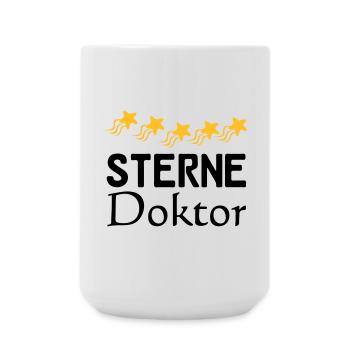 Sterne Doktor Geschenk - Große Tasse 440 ml - Weiß - Vorne