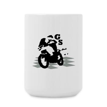 Bikergs_bayern - Große Tasse 440 ml - Weiß - Vorne