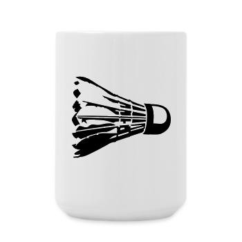 shuttlecock - Large Mug 440 ml - white - Front