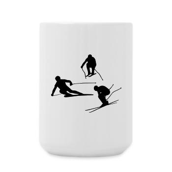 Skier - Large Mug 440 ml - white - Front
