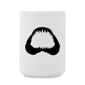 Shark Jawbone - Large Mug 440 ml - white - Front