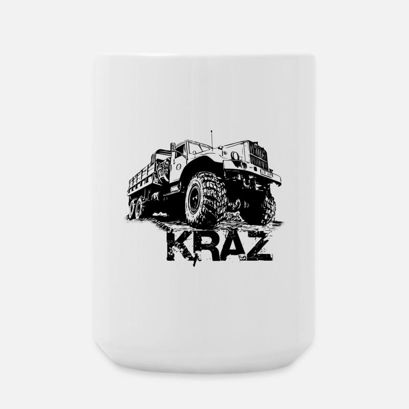 KrAZ-255 - Große Tasse 440 ml - Weiß