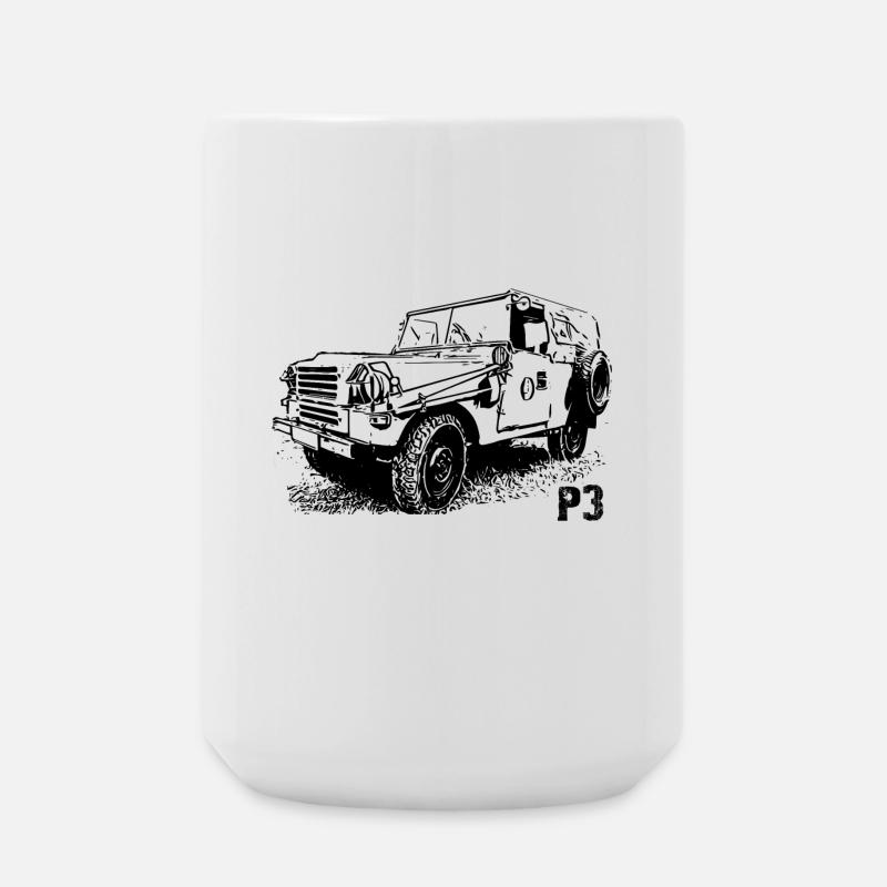 IFA - P3 - Sachsenring - Große Tasse 440 ml - Weiß