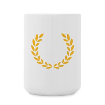 50th Birthday,Anniversary,50 Years,Laurel Wreath (25) - Large Mug 440 ml - white - Front