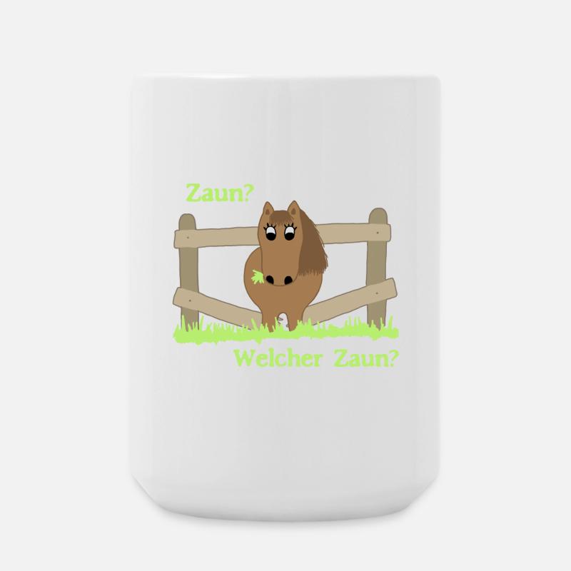 Unschuldiges Pony - Große Tasse 440 ml - Weiß