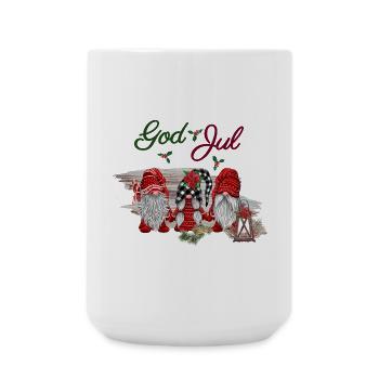 God jul Fröhliche Weihnachten Xmas Design - Große Tasse 440 ml - Weiß - Vorne