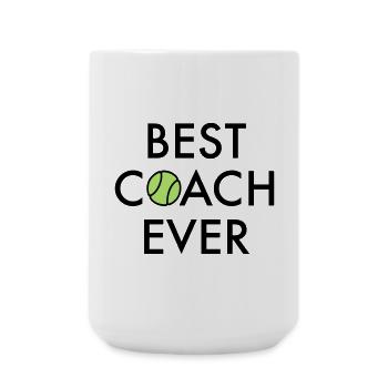 Best coach ever - Large Mug 440 ml - white - Front