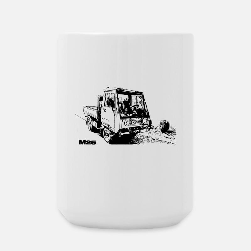Multicar - Große Tasse 440 ml - Weiß