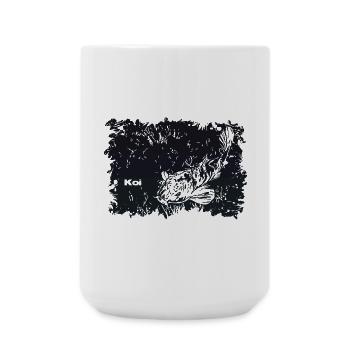 Koi Carp - Large Mug 440 ml - white - Front
