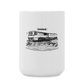 Ikarus - articulated bus - Large Mug 440 ml - white - Front