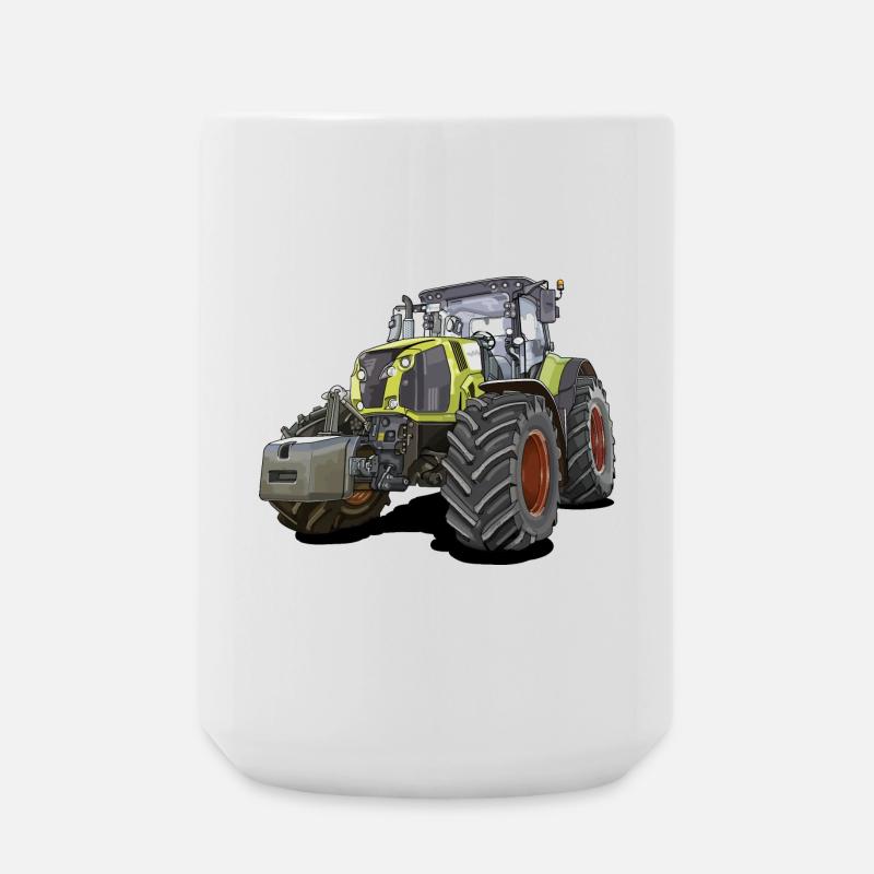 Tractor Giant - Large Mug 440 ml - white