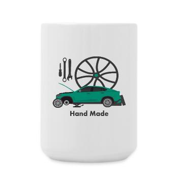 Car mechanic - Large Mug 440 ml - white - Front