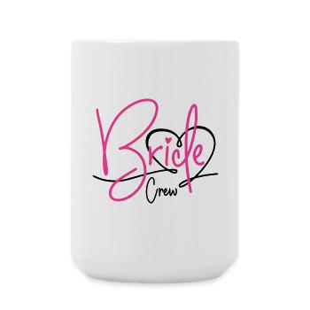 Bride Crew - Große Tasse 440 ml - Weiß - Vorne
