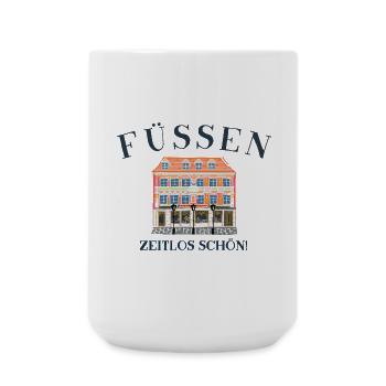 Füssen, Allgäu, Bayern, zeitlos schön, Altstadt - Große Tasse 440 ml - Weiß - Vorne