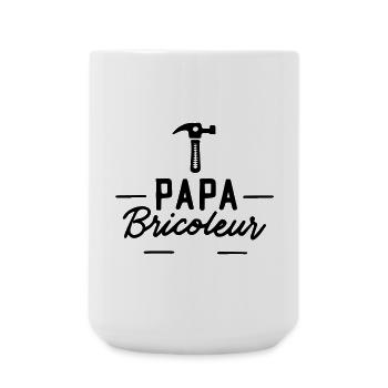 Papa Bricoleur : Cadeau Idéal ! - Grande tasse 440 ml - blanc - Devant