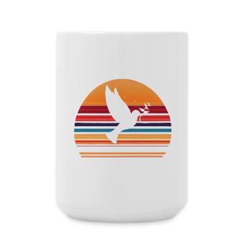 Paix pour le monde | Paix mondiale - Grande tasse 440 ml - blanc - Devant