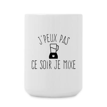 J'peux pas je mixe - Humour Cuisine Blender - Grande tasse 440 ml - blanc - Devant
