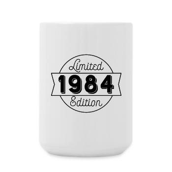 Année de naissance : 1984 - Grande tasse 440 ml - blanc - Devant