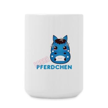 ! Brrr Pferdchen - Winter Pony - Große Tasse 440 ml - Weiß - Vorne