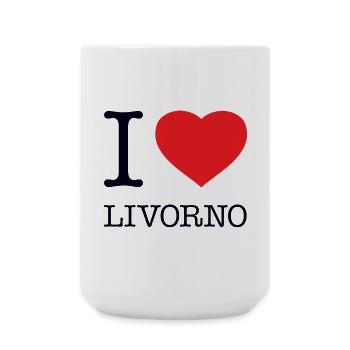 J’AIME LIVOURNE - Grande tasse 440 ml - blanc - Devant