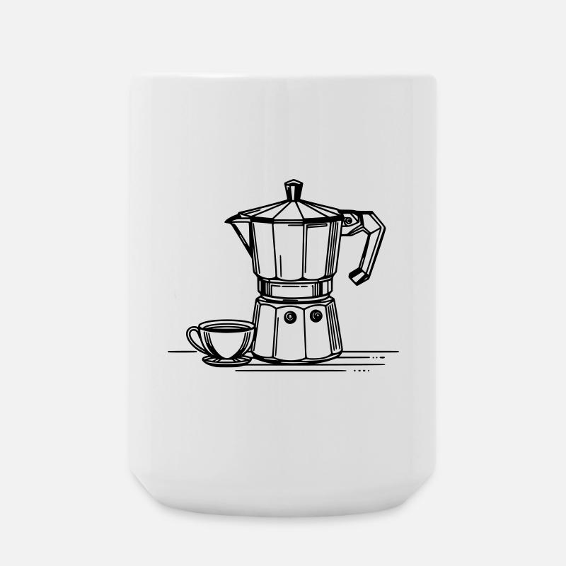 Bialetti - Große Tasse 440 ml - Weiß
