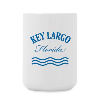 Key Largo Florida Nautical Design - Large Mug 440 ml - white - Front