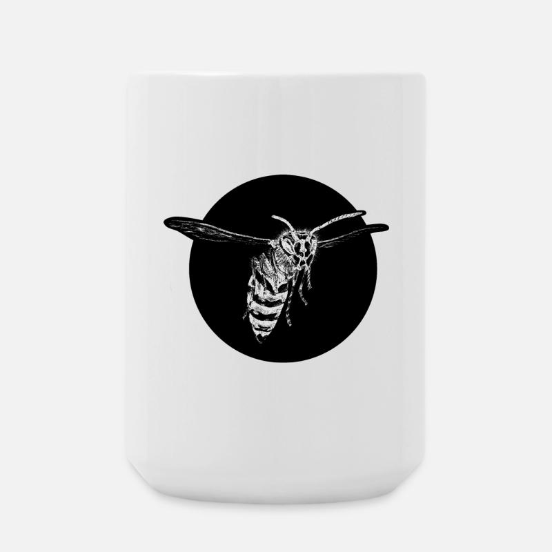 Wasp - Bee - Insect - Large Mug 440 ml - white