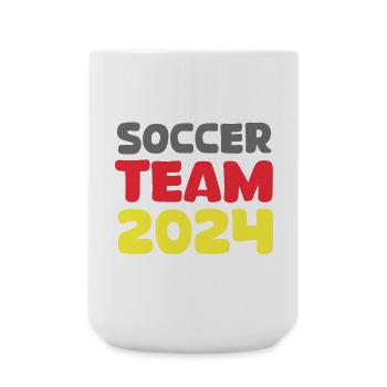 Deutschland soccer team 2024 Fußballfan Turnier - Große Tasse 440 ml - Weiß - Vorne