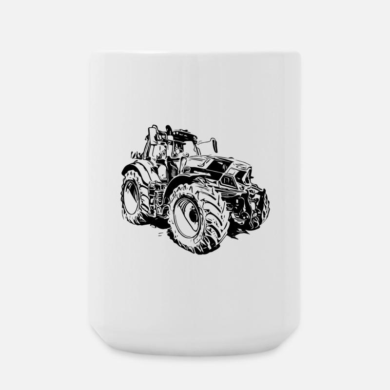 Traktor - Große Tasse 440 ml - Weiß